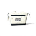 White bag with black accents and a visible brand logo on a white background