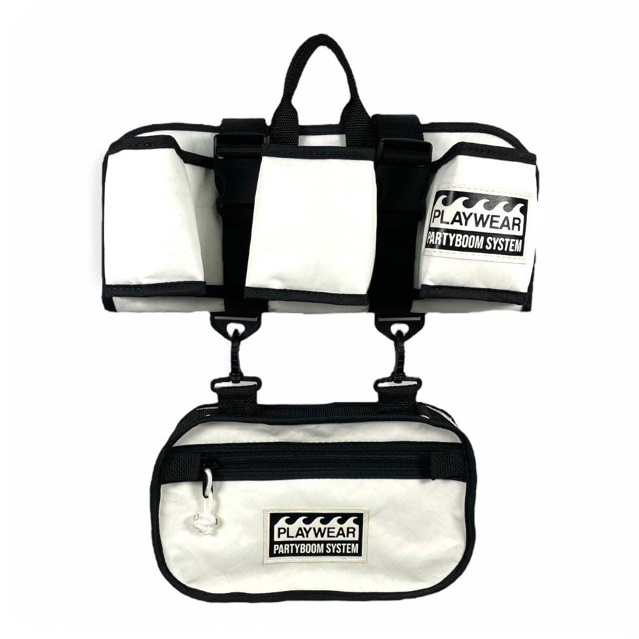 PLAYWEAR PARTYBOOM - THE FIRST-EVER TEAM KOOZIE DRINK HOLDER FOR BOATS, DESIGNED FOR SAILING, MADE IN CANADA.