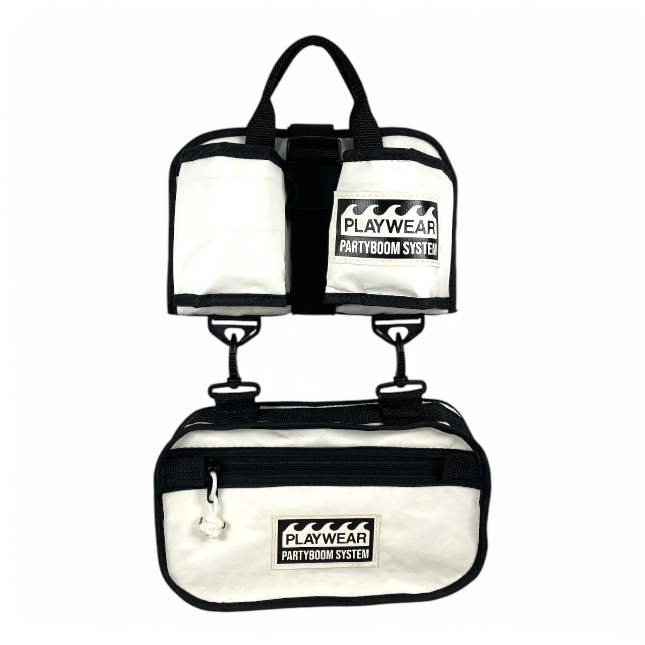 PLAYWEAR PARTYBOOM - THE FIRST-EVER TEAM KOOZIE DRINK HOLDER FOR BOATS, DESIGNED FOR SAILING, MADE IN CANADA.