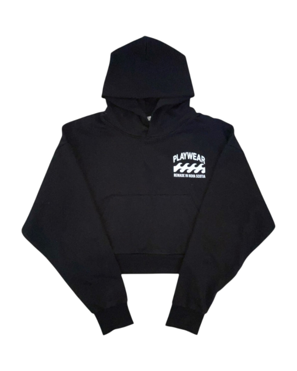 CROPPED PULLOVER HOODIE