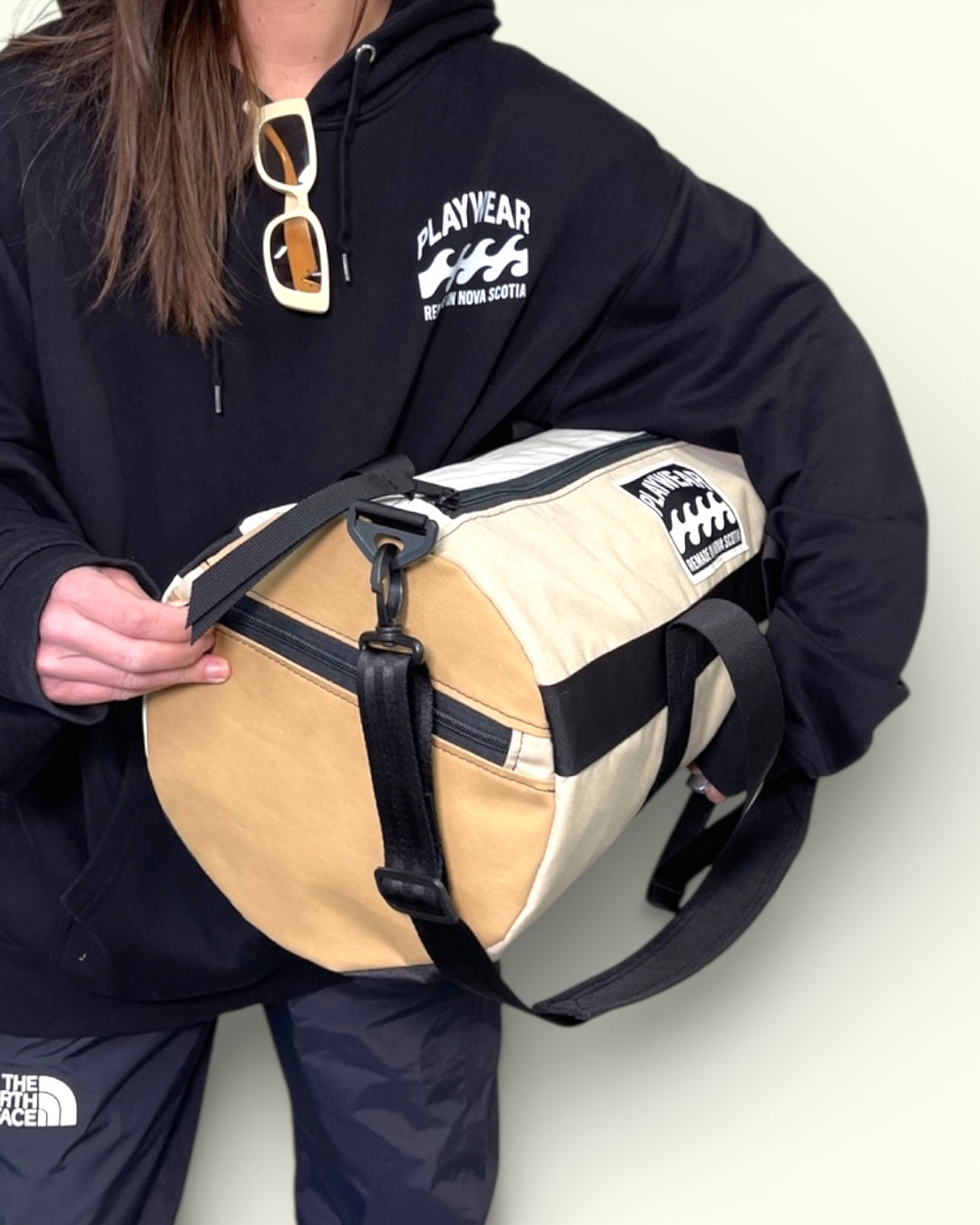 SMALL BARREL DUFFEL